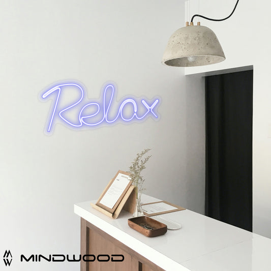 Scritta a Led Personalizzata - Relax