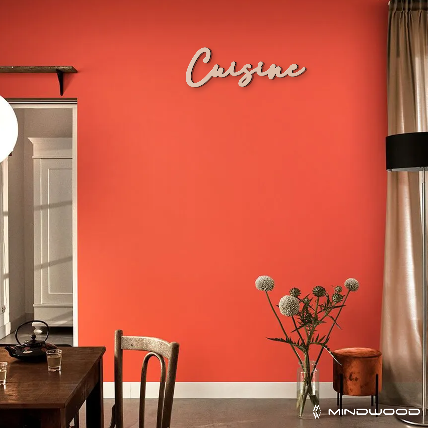 Scritta in Legno Cuisine