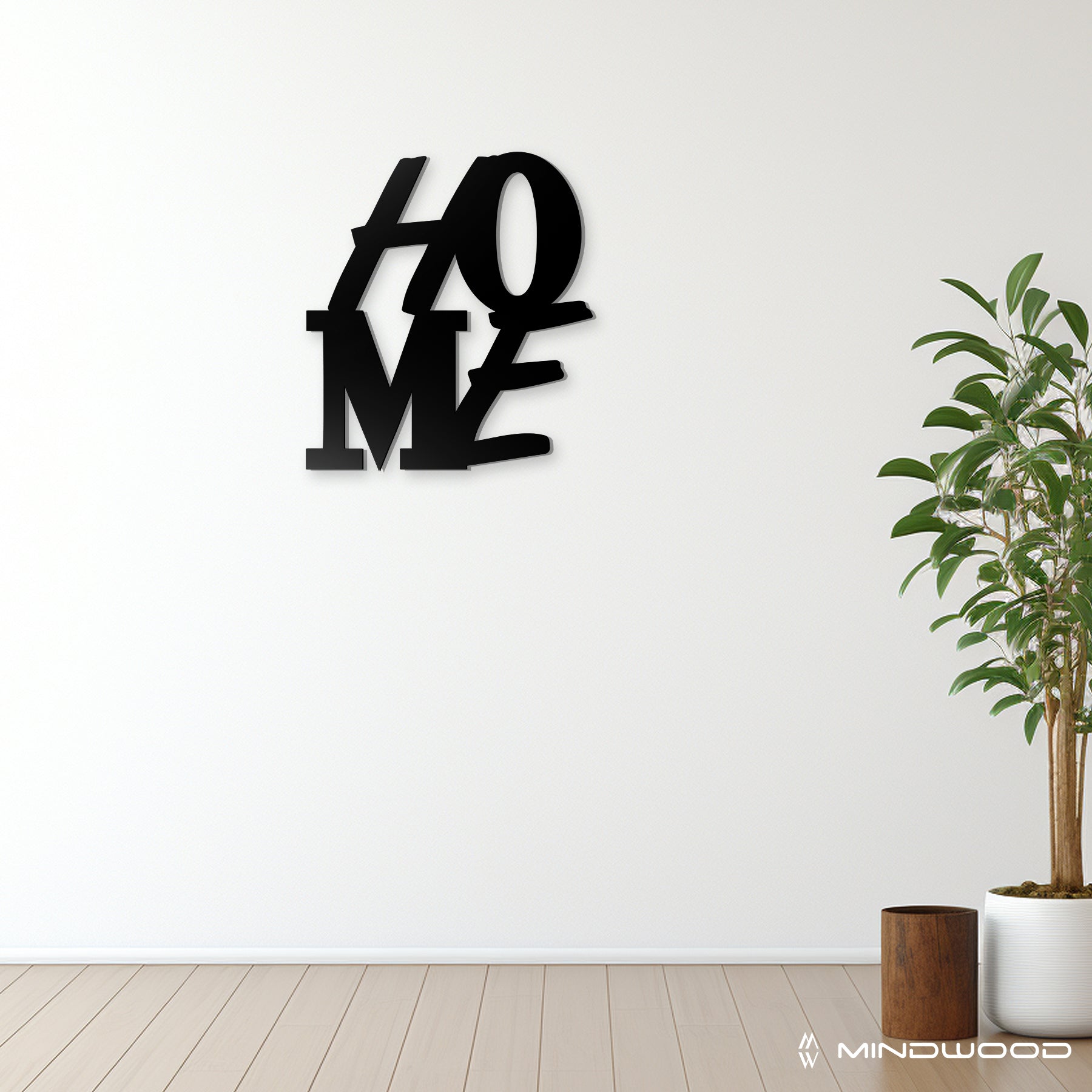 Scritta in Legno Home