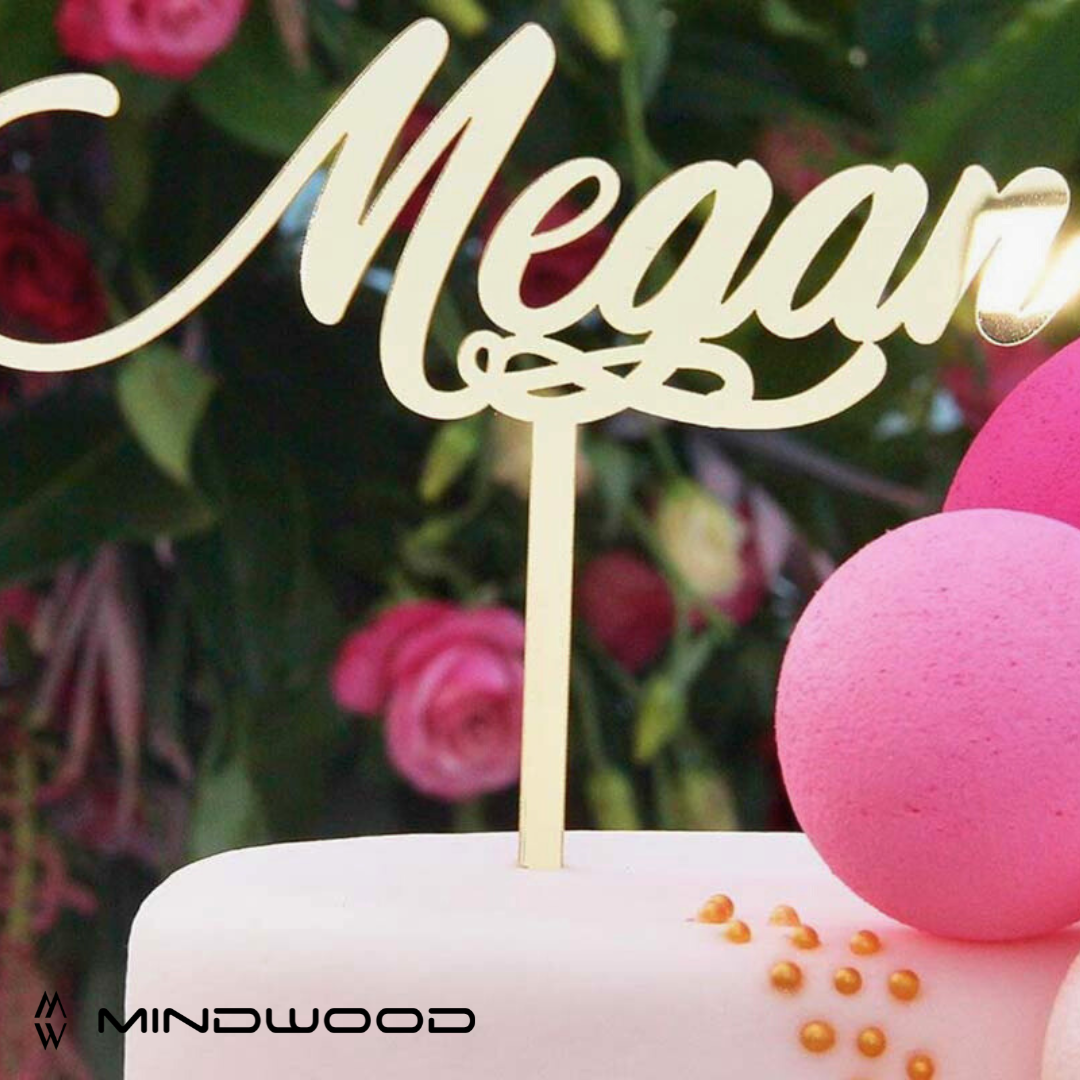 Cake Topper Plexiglass