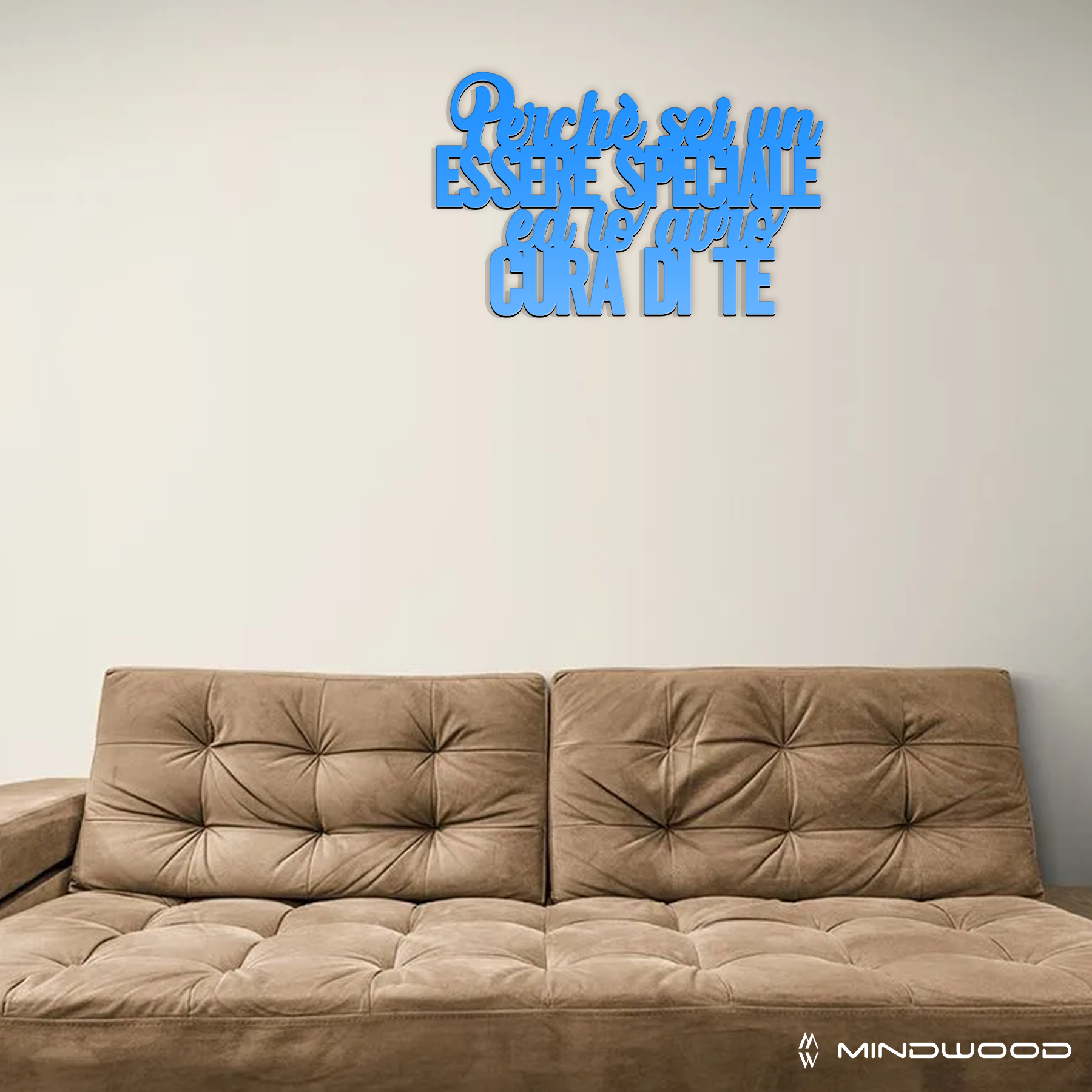 Scritta in Legno Perché sei un essere speciale