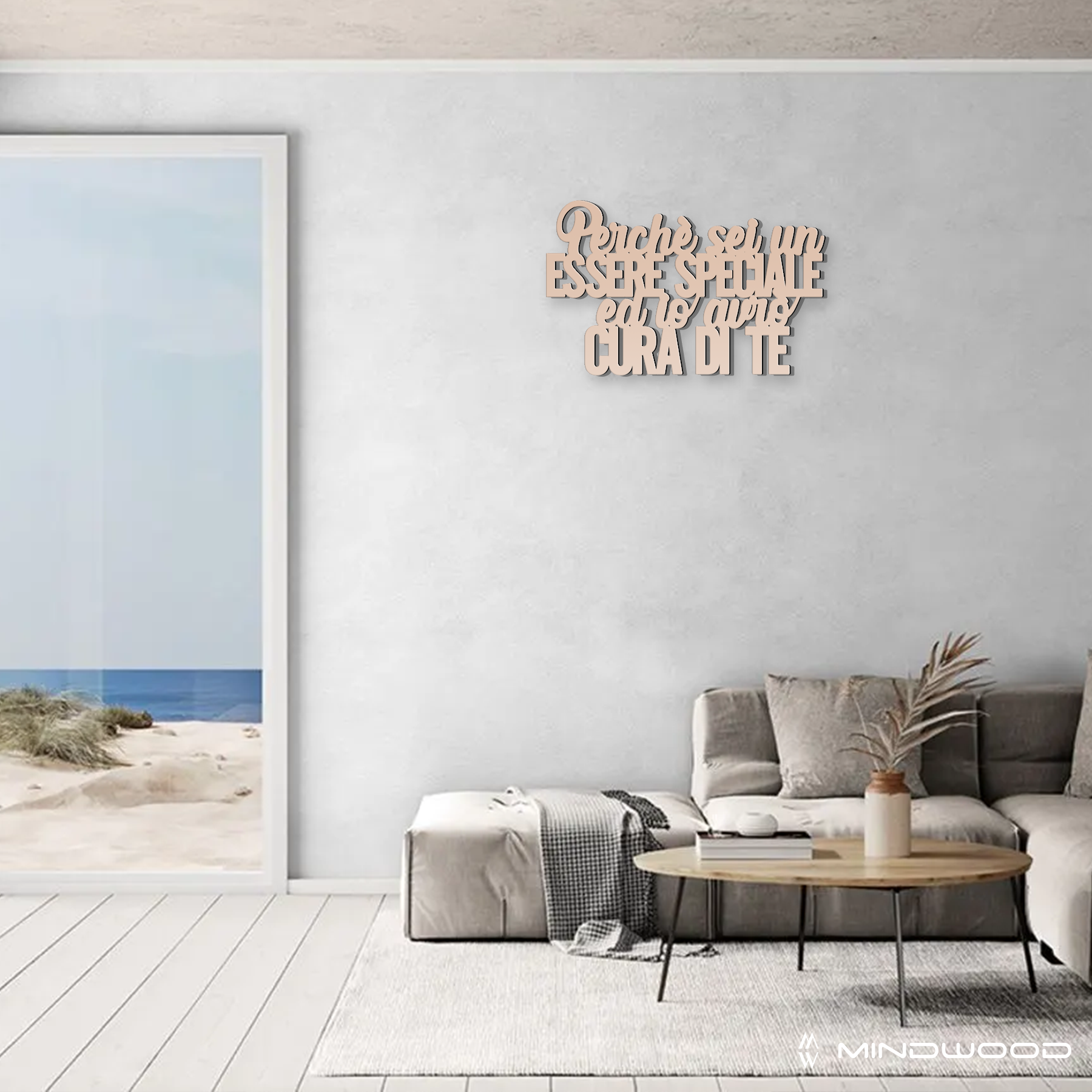 Scritta in Legno Perché sei un essere speciale