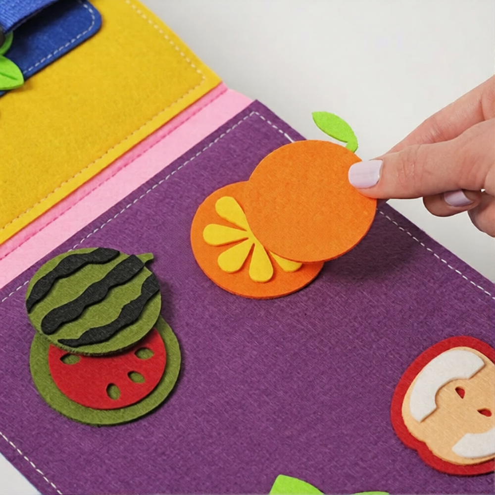 Libro Soft Book in Feltro Arcobaleno