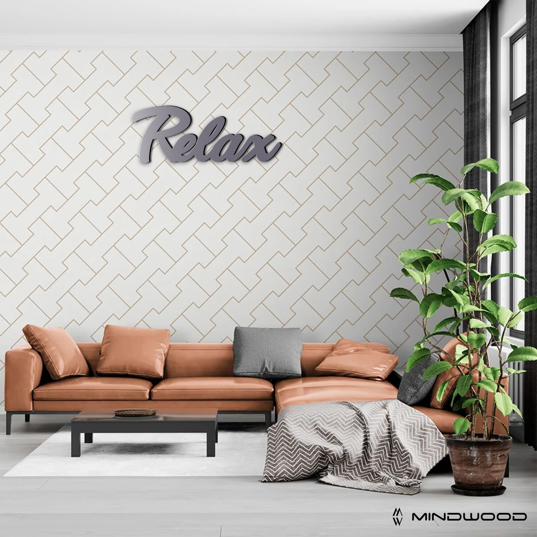 Scritta in Legno Relax