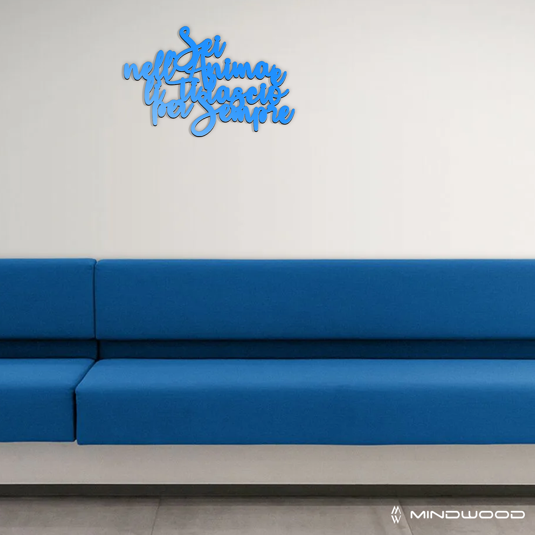 Scritta in Legno Sei nell'anima