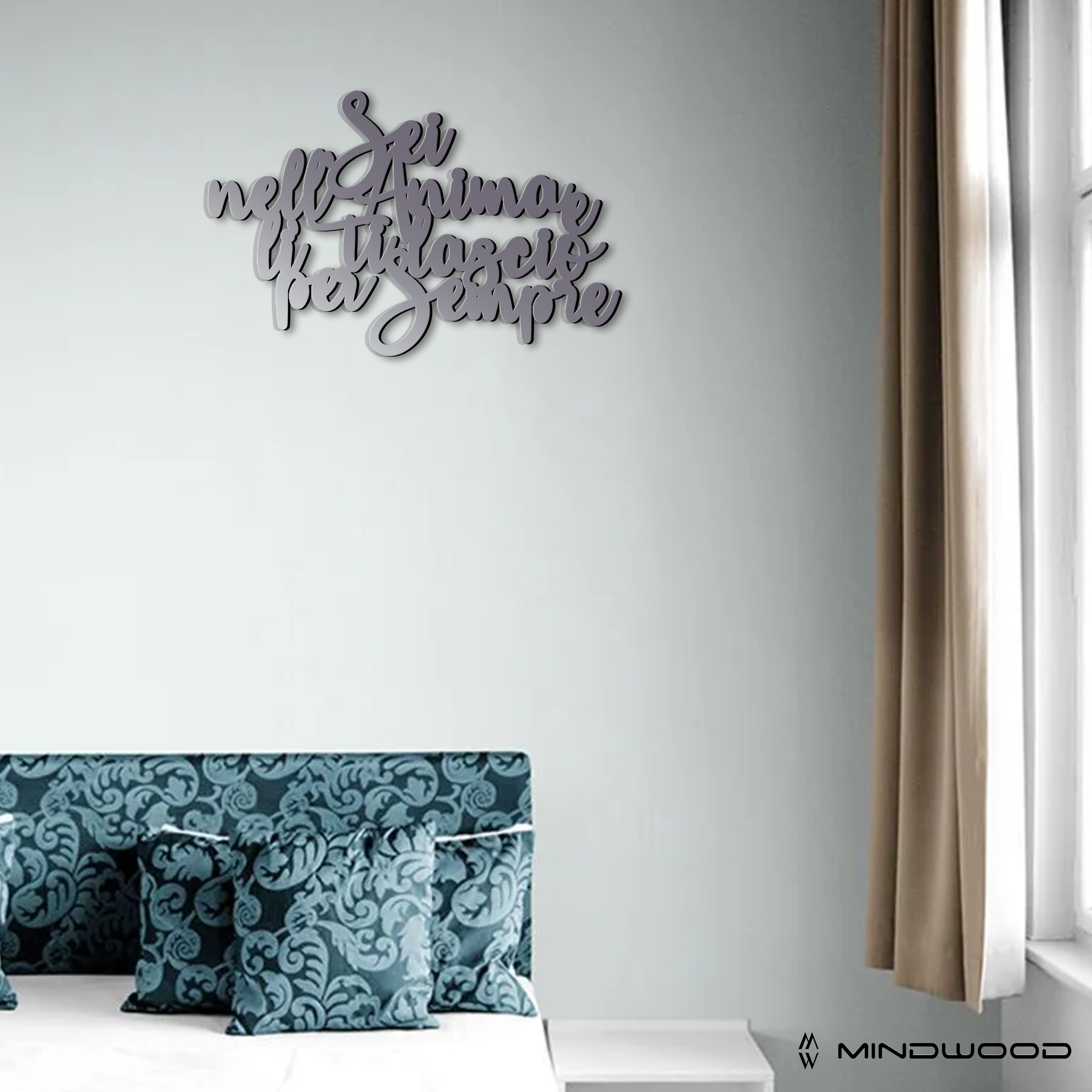 Scritta in Legno Sei nell'anima