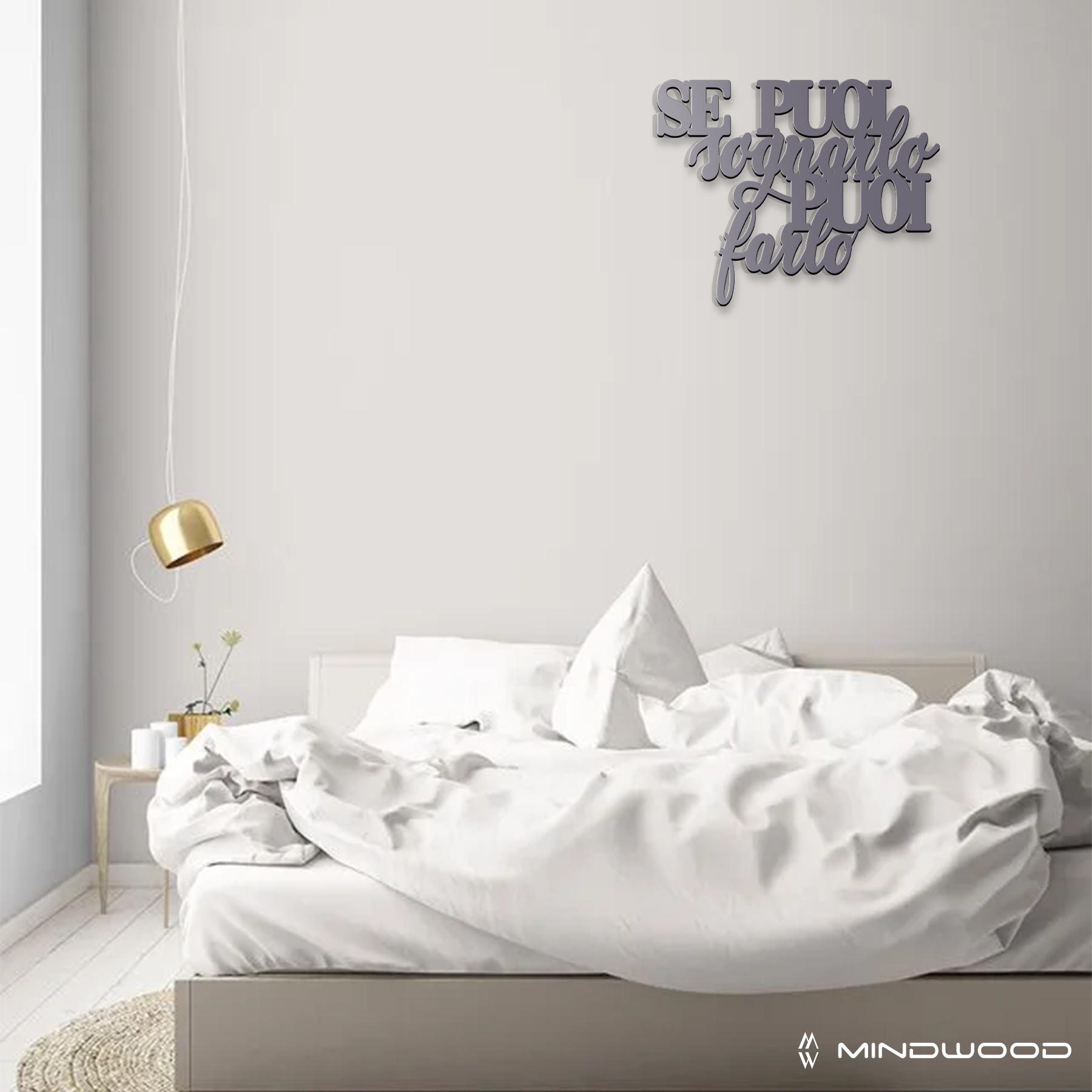 Scritta in Legno Se puoi sognarlo puoi farlo