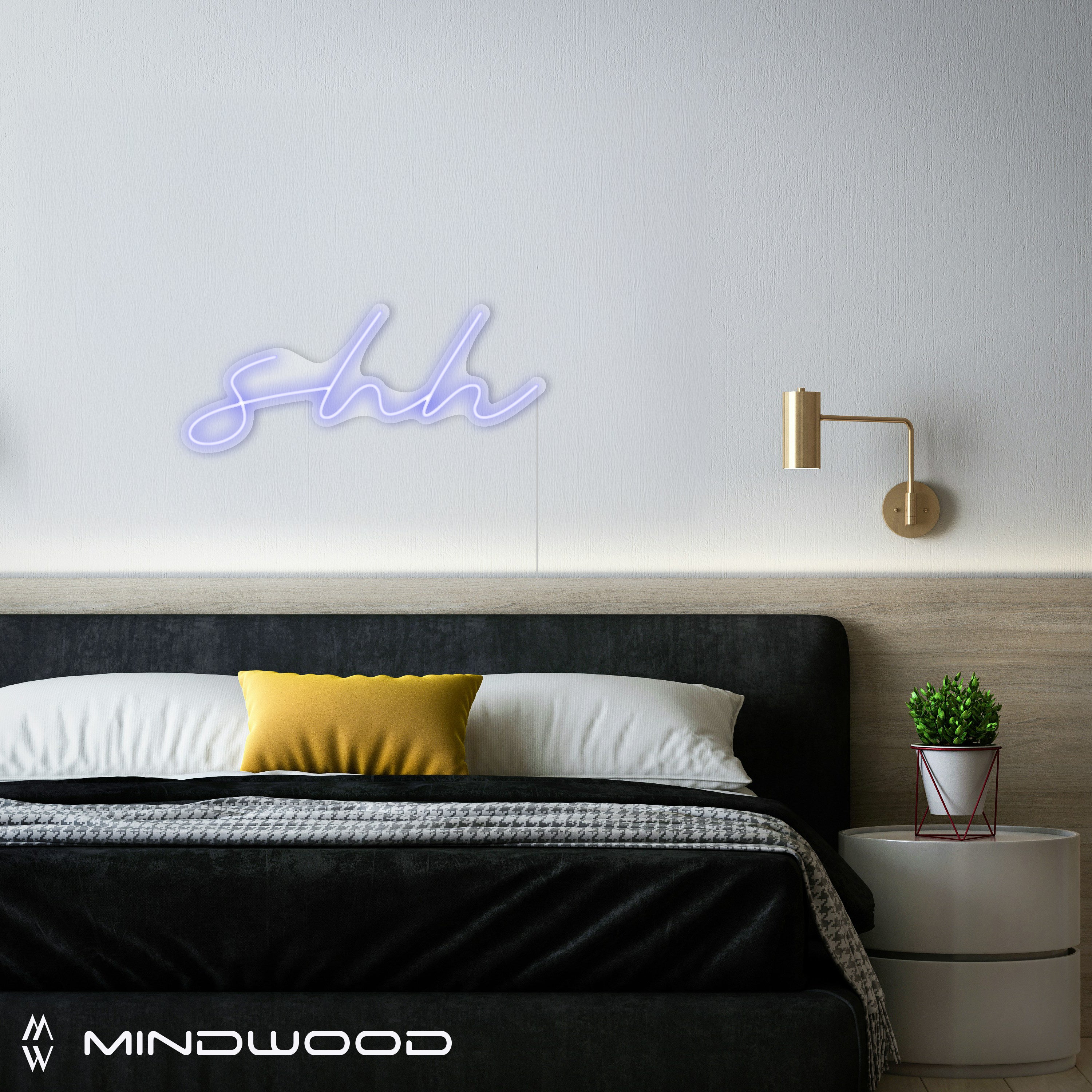 Scritta a Led Personalizzata - Shh