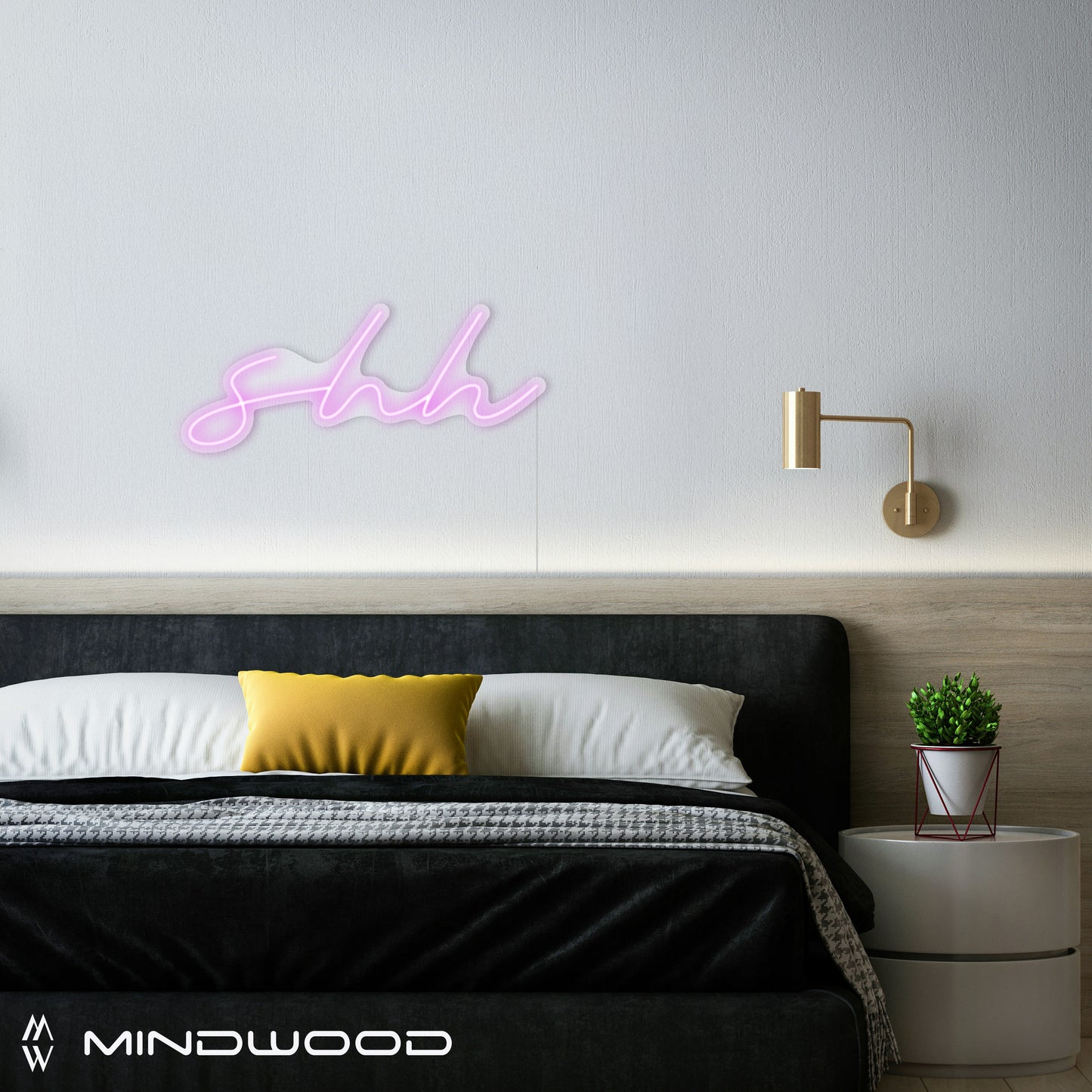 Scritta a Led Personalizzata - Shh