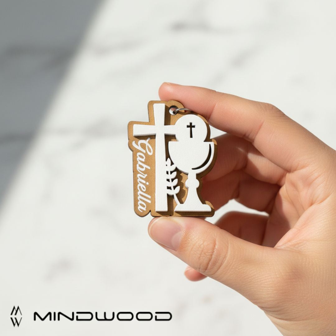 Ciondolo Spiga con Nome personalizzato