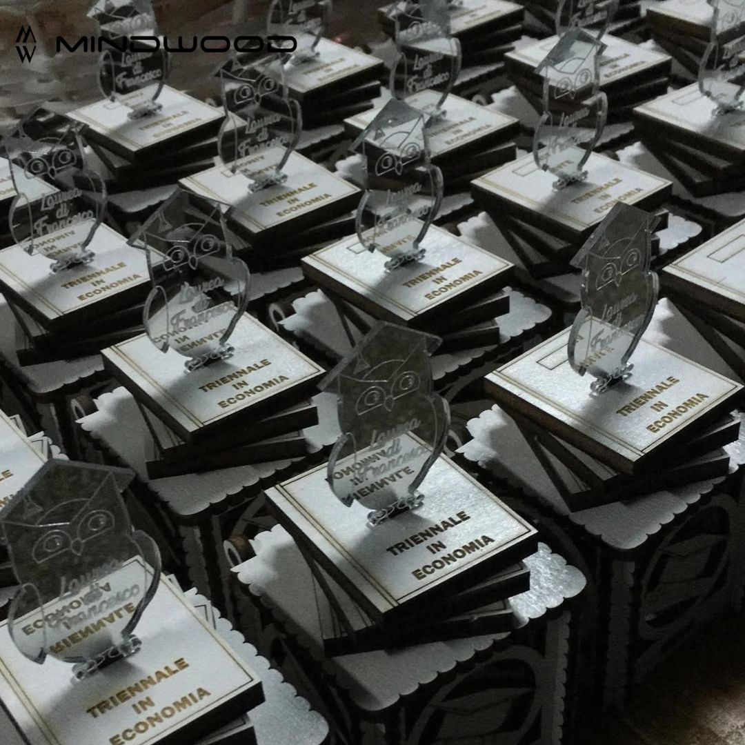 Scatola Portaconfetti Laurea Personalizzabile con Gufo