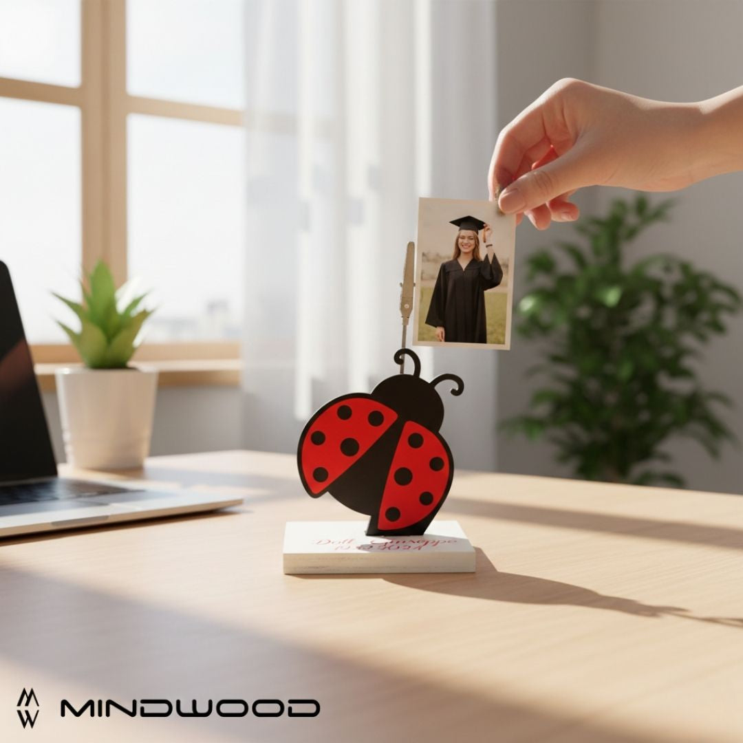 ReggiFoto Laurea Personalizzabile Coccinella