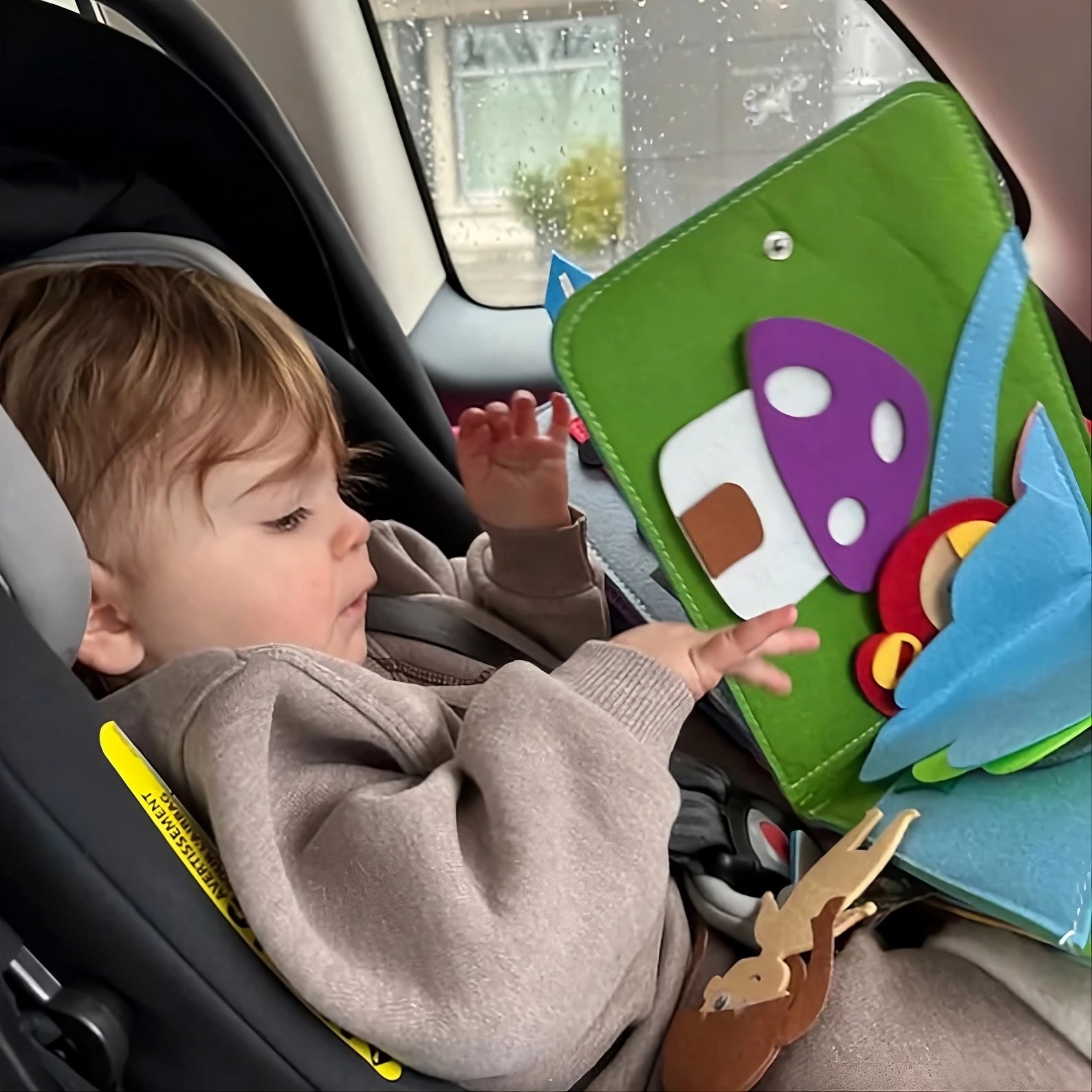 Libro Soft Book in Feltro Arcobaleno