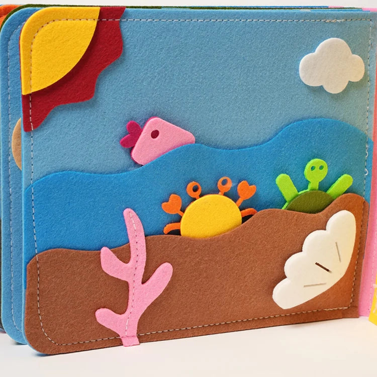 Libro Soft Book in Feltro Arcobaleno